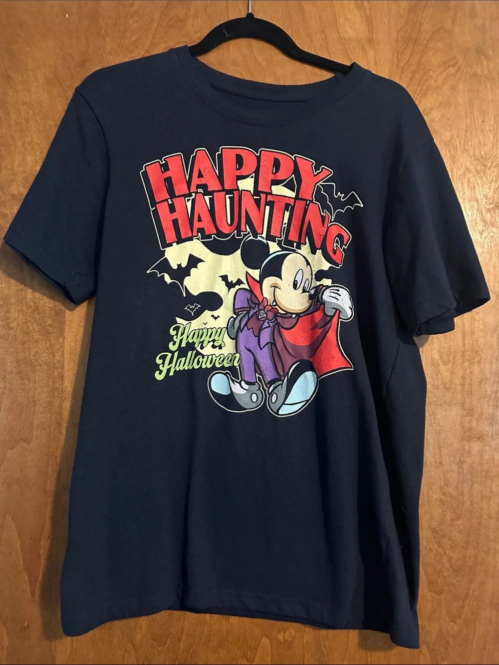 Disney Black 'Happy Haunting' Mickey Vampire Tee - Picture 2 of 4